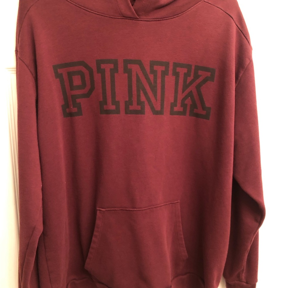 Pink Maroon Hoodie